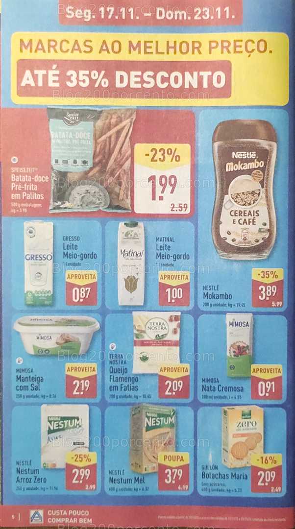 Antevisão Folheto ALDI Promoções de 17 a 23 novembro