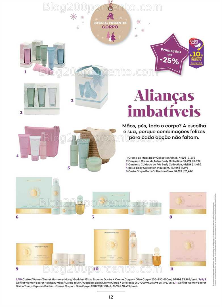 Antevisão Folheto AUCHAN Saúde e Bem Estar Promoções até 26 dezembro