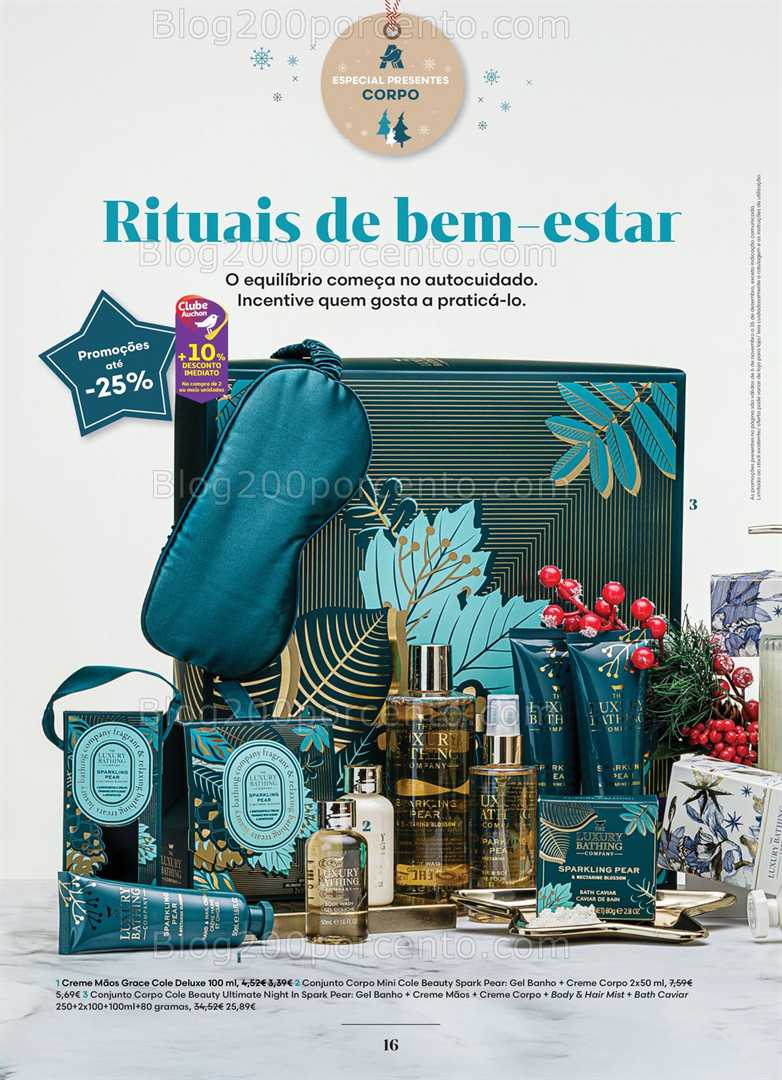 Antevisão Folheto AUCHAN Saúde e Bem Estar Promoções até 26 dezembro