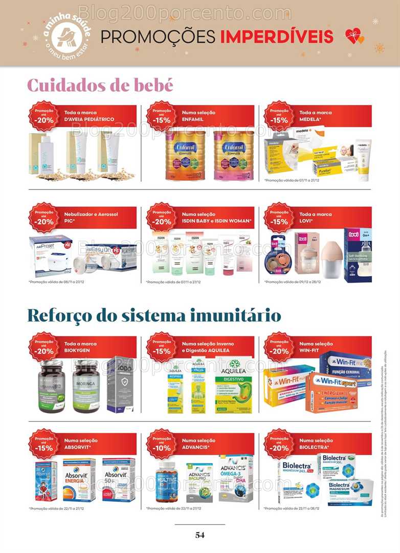 Antevisão Folheto AUCHAN Saúde e Bem Estar Promoções até 26 dezembro