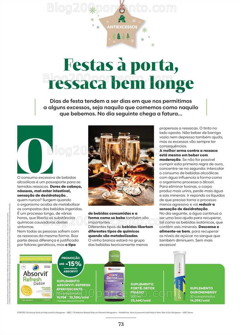 Antevisão Folheto AUCHAN Saúde e Bem Estar Promoções até 26 dezembro