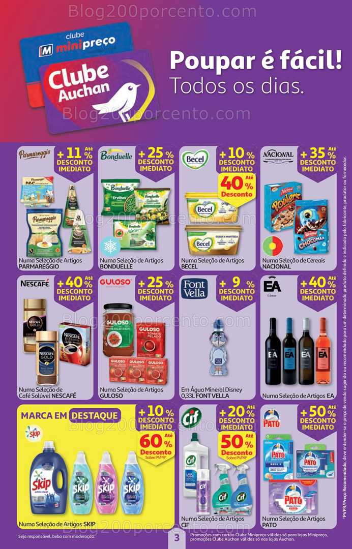 Antevisão Folheto MINIPREÇO - AUCHAN Promoções de 6 a 12 novembro