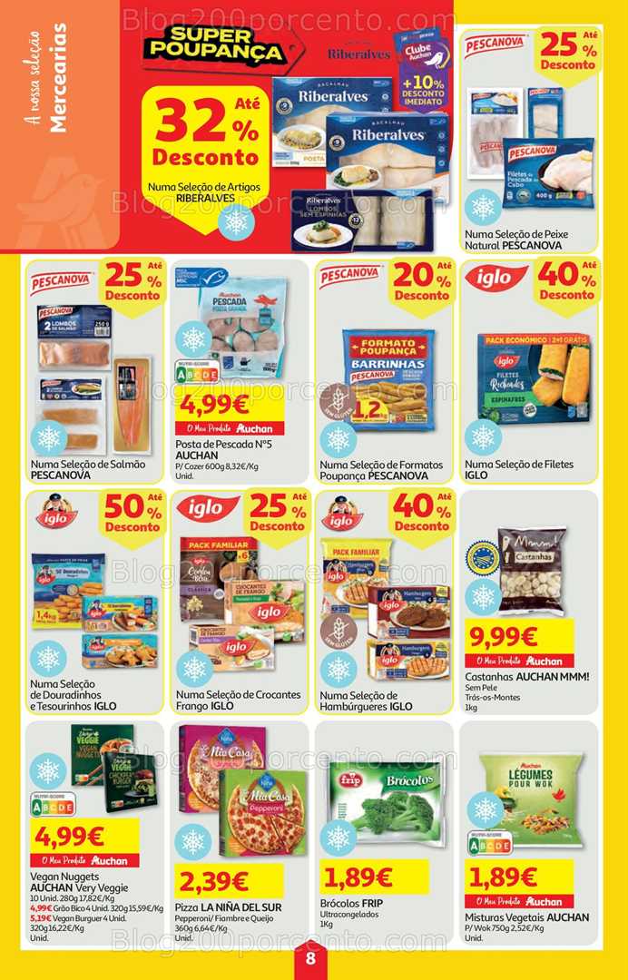 Antevisão Folheto MINIPREÇO - AUCHAN Promoções de 6 a 12 novembro