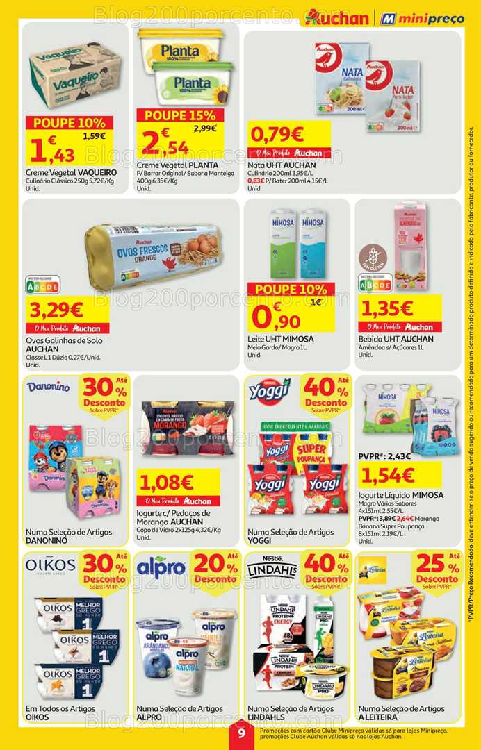 Antevisão Folheto MINIPREÇO - AUCHAN Promoções de 6 a 12 novembro