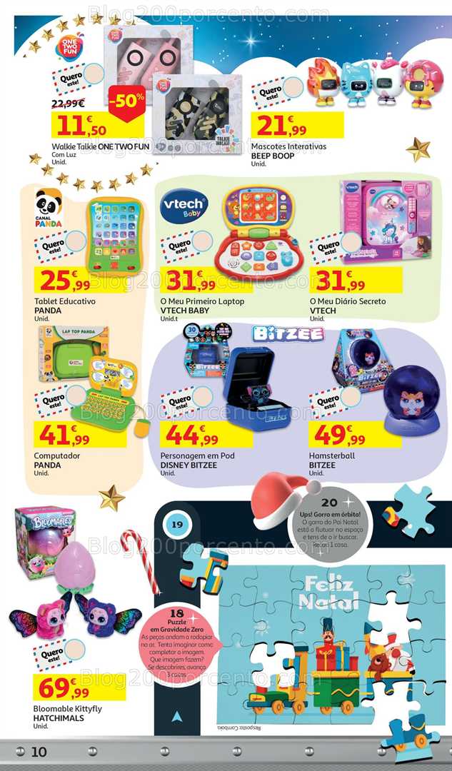 Antevisão Folheto AUCHAN Catálogo Brinquedos Natal Promoções de 5 novembro a 9 dezembro