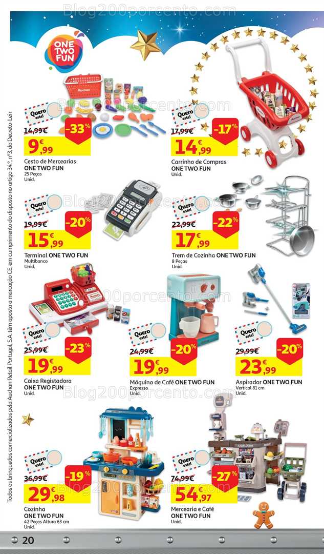 Antevisão Folheto AUCHAN Catálogo Brinquedos Natal Promoções de 5 novembro a 9 dezembro