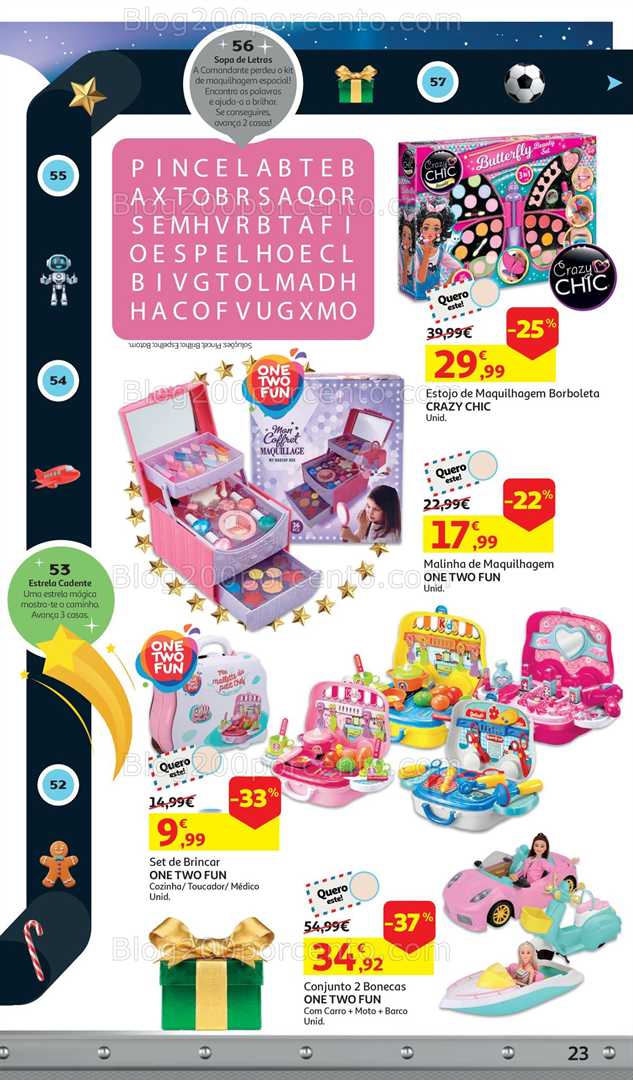 Antevisão Folheto AUCHAN Catálogo Brinquedos Natal Promoções de 5 novembro a 9 dezembro