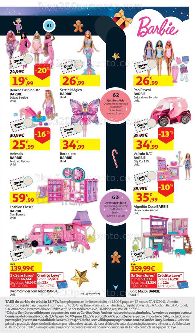 Antevisão Folheto AUCHAN Catálogo Brinquedos Natal Promoções de 5 novembro a 9 dezembro