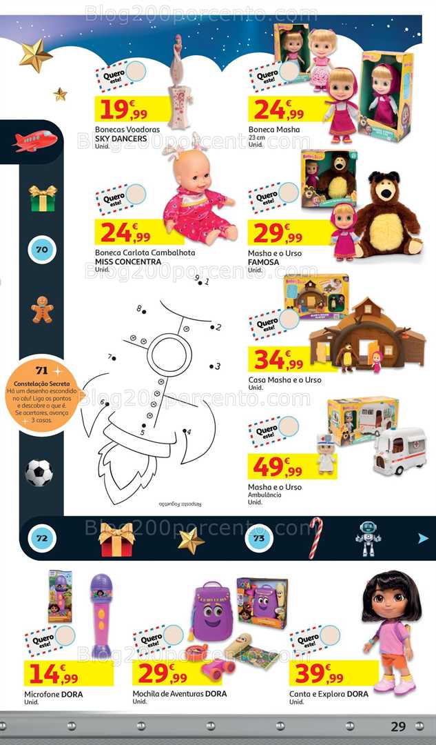 Antevisão Folheto AUCHAN Catálogo Brinquedos Natal Promoções de 5 novembro a 9 dezembro