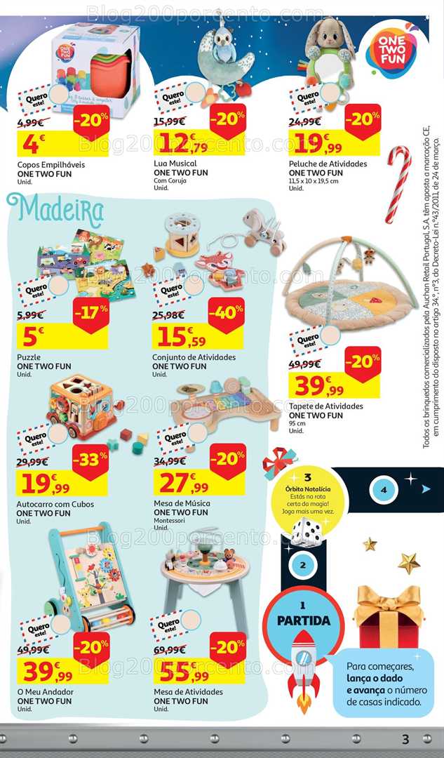 Antevisão Folheto AUCHAN Catálogo Brinquedos Natal Promoções de 5 novembro a 9 dezembro