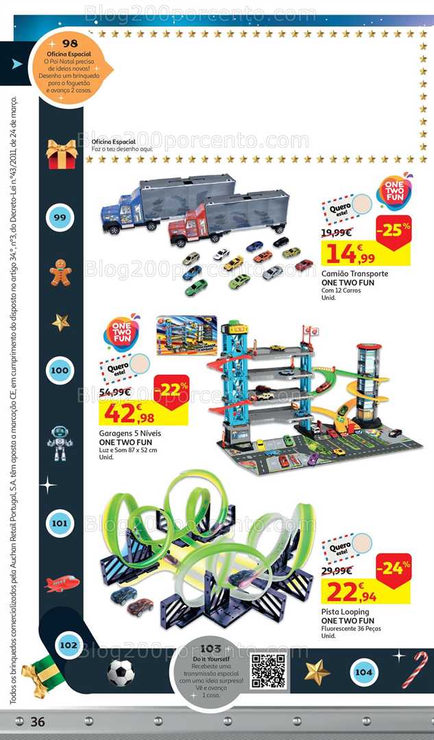 Antevisão Folheto AUCHAN Catálogo Brinquedos Natal Promoções de 5 novembro a 9 dezembro