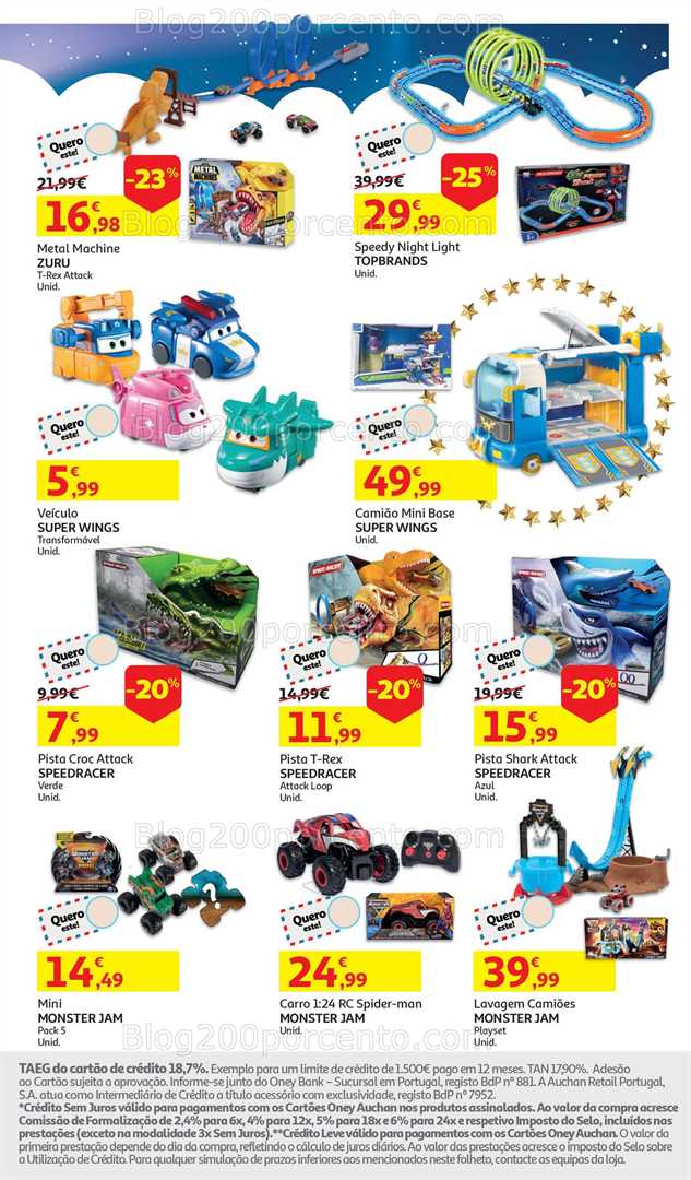 Antevisão Folheto AUCHAN Catálogo Brinquedos Natal Promoções de 5 novembro a 9 dezembro