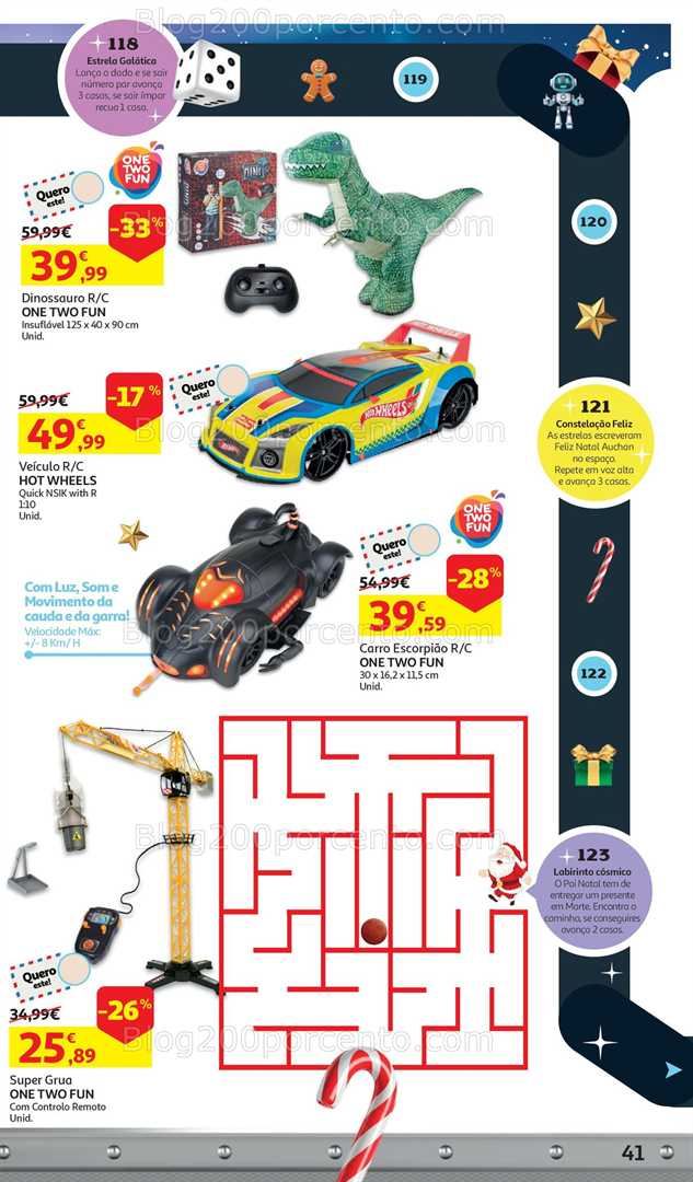 Antevisão Folheto AUCHAN Catálogo Brinquedos Natal Promoções de 5 novembro a 9 dezembro