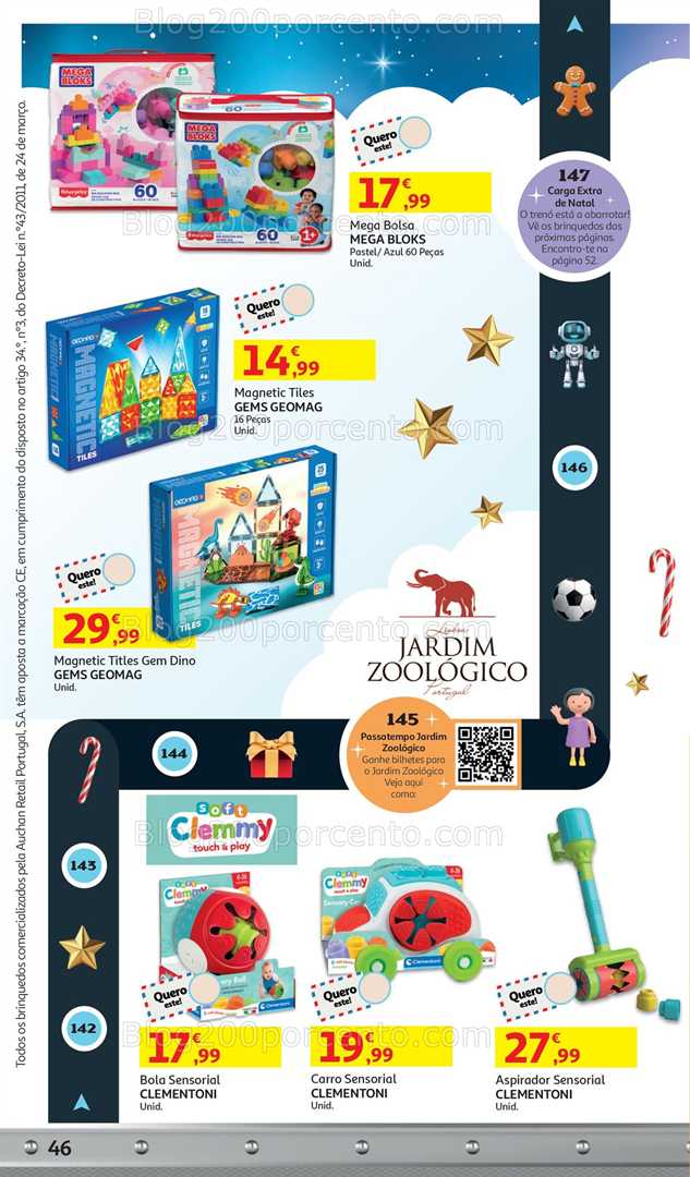 Antevisão Folheto AUCHAN Catálogo Brinquedos Natal Promoções de 5 novembro a 9 dezembro