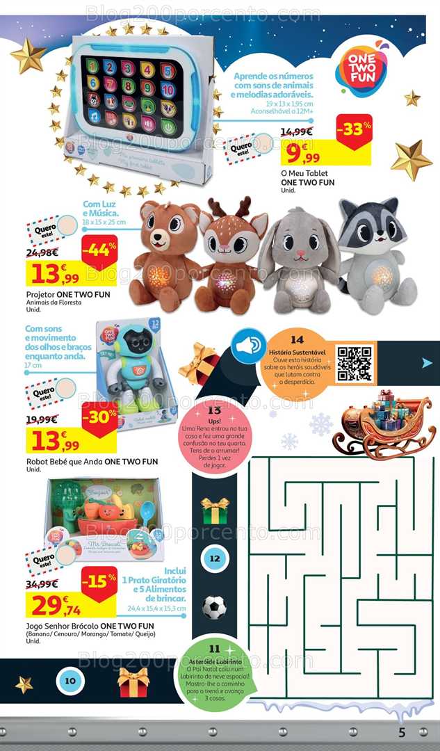 Antevisão Folheto AUCHAN Catálogo Brinquedos Natal Promoções de 5 novembro a 9 dezembro