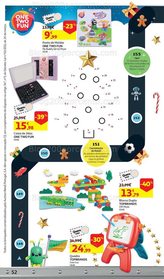 Antevisão Folheto AUCHAN Catálogo Brinquedos Natal Promoções de 5 novembro a 9 dezembro