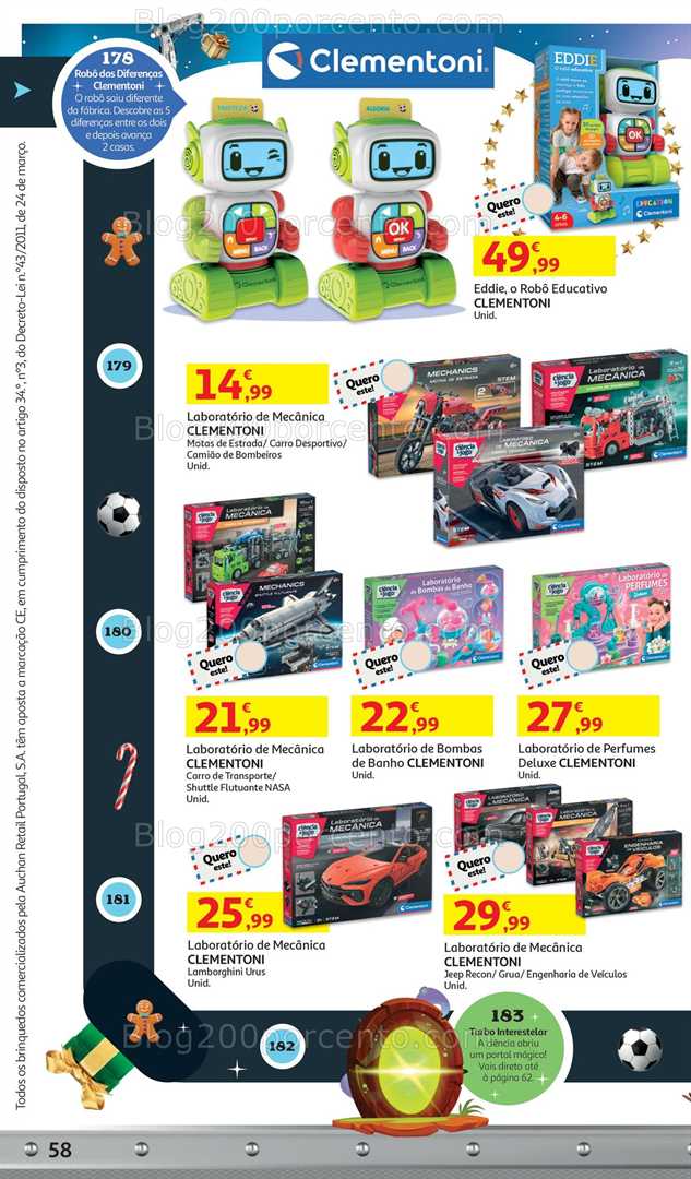 Antevisão Folheto AUCHAN Catálogo Brinquedos Natal Promoções de 5 novembro a 9 dezembro