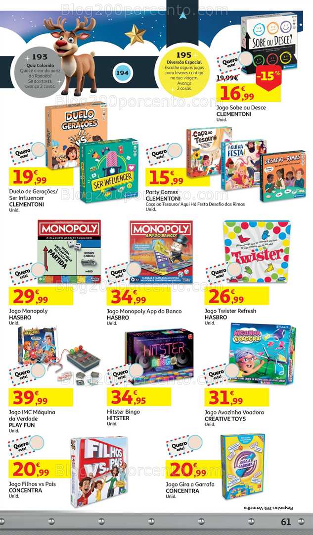 Antevisão Folheto AUCHAN Catálogo Brinquedos Natal Promoções de 5 novembro a 9 dezembro