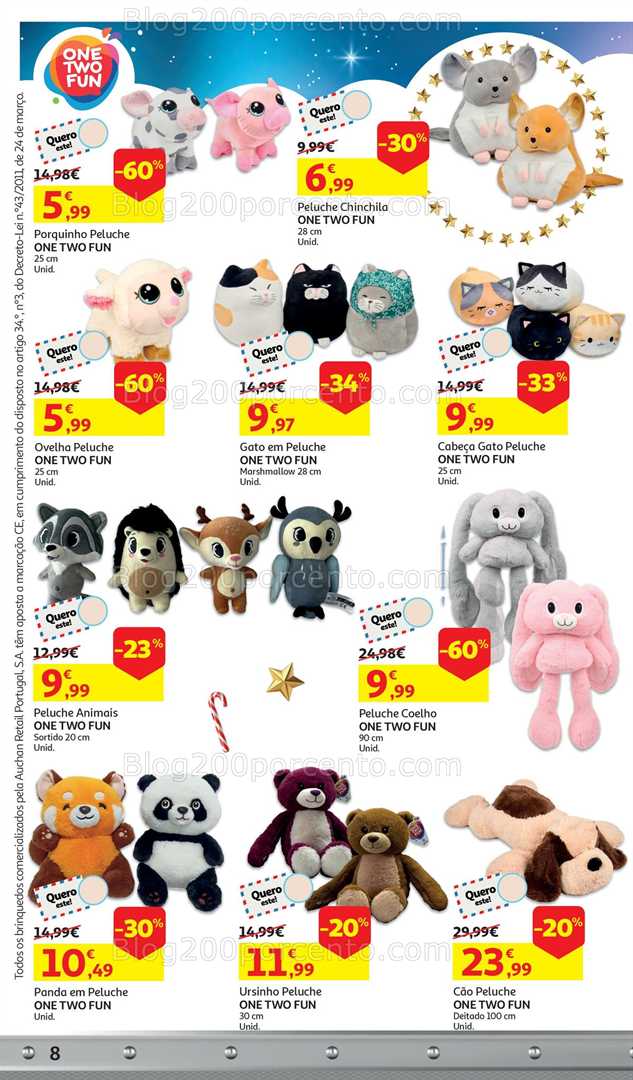 Antevisão Folheto AUCHAN Catálogo Brinquedos Natal Promoções de 5 novembro a 9 dezembro