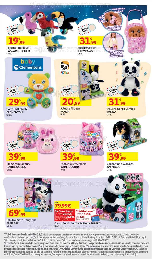 Antevisão Folheto AUCHAN Catálogo Brinquedos Natal Promoções de 5 novembro a 9 dezembro