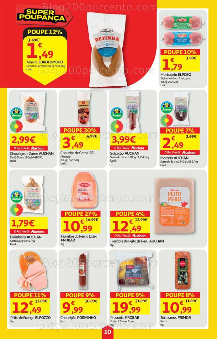 Antevisão Folheto AUCHAN Super Poupança Promoções de 6 a 12 novembro