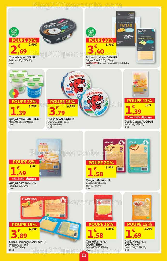 Antevisão Folheto AUCHAN Super Poupança Promoções de 6 a 12 novembro