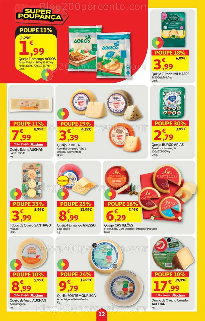Antevisão Folheto AUCHAN Super Poupança Promoções de 6 a 12 novembro