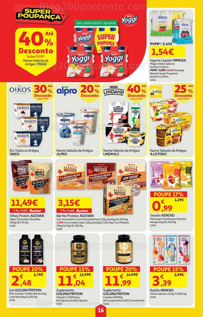 Antevisão Folheto AUCHAN Super Poupança Promoções de 6 a 12 novembro