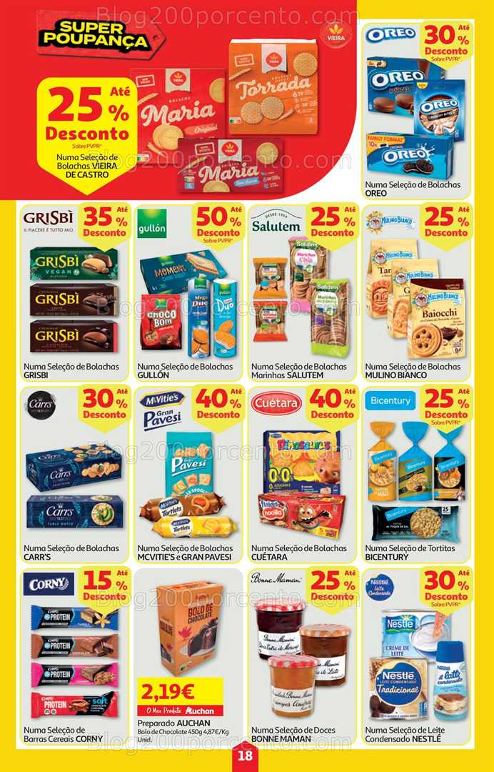 Antevisão Folheto AUCHAN Super Poupança Promoções de 6 a 12 novembro