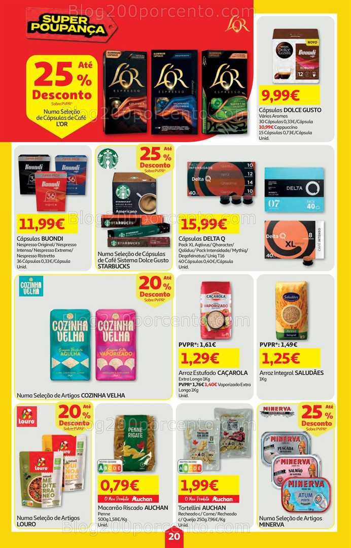 Antevisão Folheto AUCHAN Super Poupança Promoções de 6 a 12 novembro
