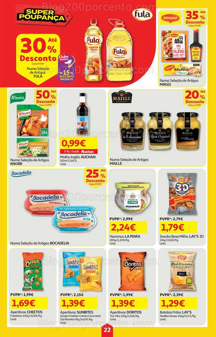 Antevisão Folheto AUCHAN Super Poupança Promoções de 6 a 12 novembro