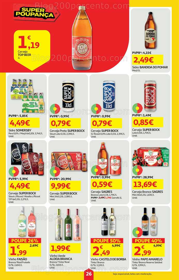 Antevisão Folheto AUCHAN Super Poupança Promoções de 6 a 12 novembro