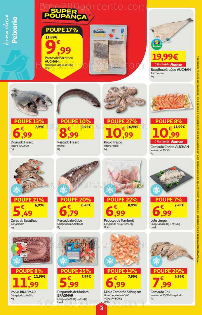 Antevisão Folheto AUCHAN Super Poupança Promoções de 6 a 12 novembro