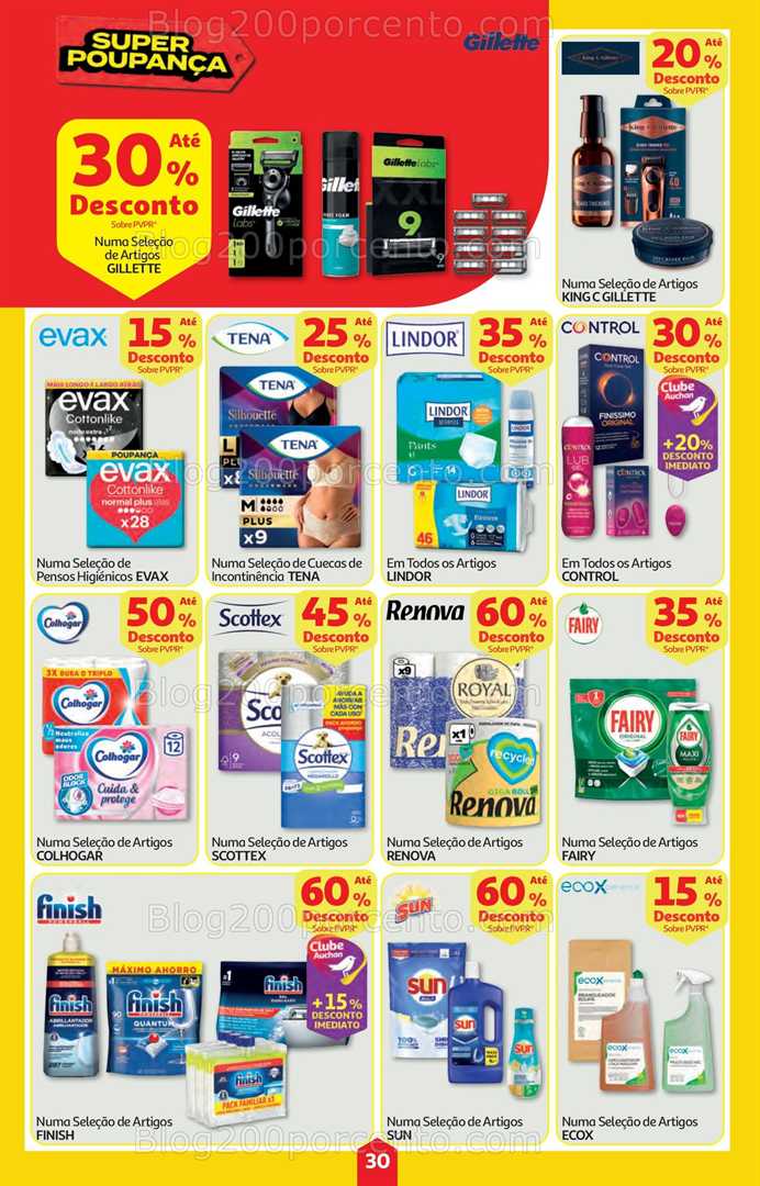 Antevisão Folheto AUCHAN Super Poupança Promoções de 6 a 12 novembro