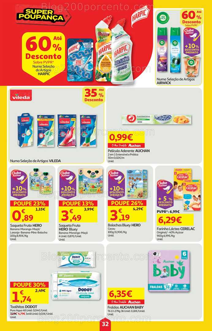 Antevisão Folheto AUCHAN Super Poupança Promoções de 6 a 12 novembro
