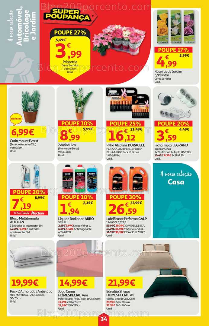 Antevisão Folheto AUCHAN Super Poupança Promoções de 6 a 12 novembro