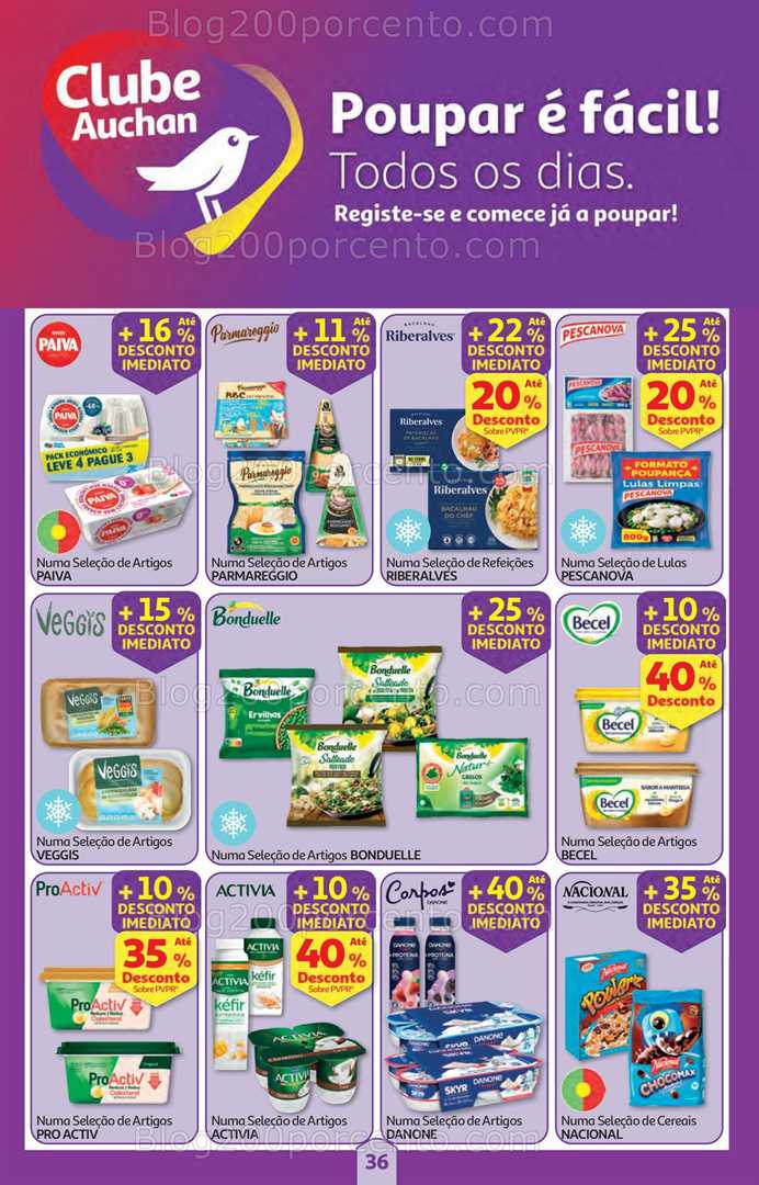 Antevisão Folheto AUCHAN Super Poupança Promoções de 6 a 12 novembro