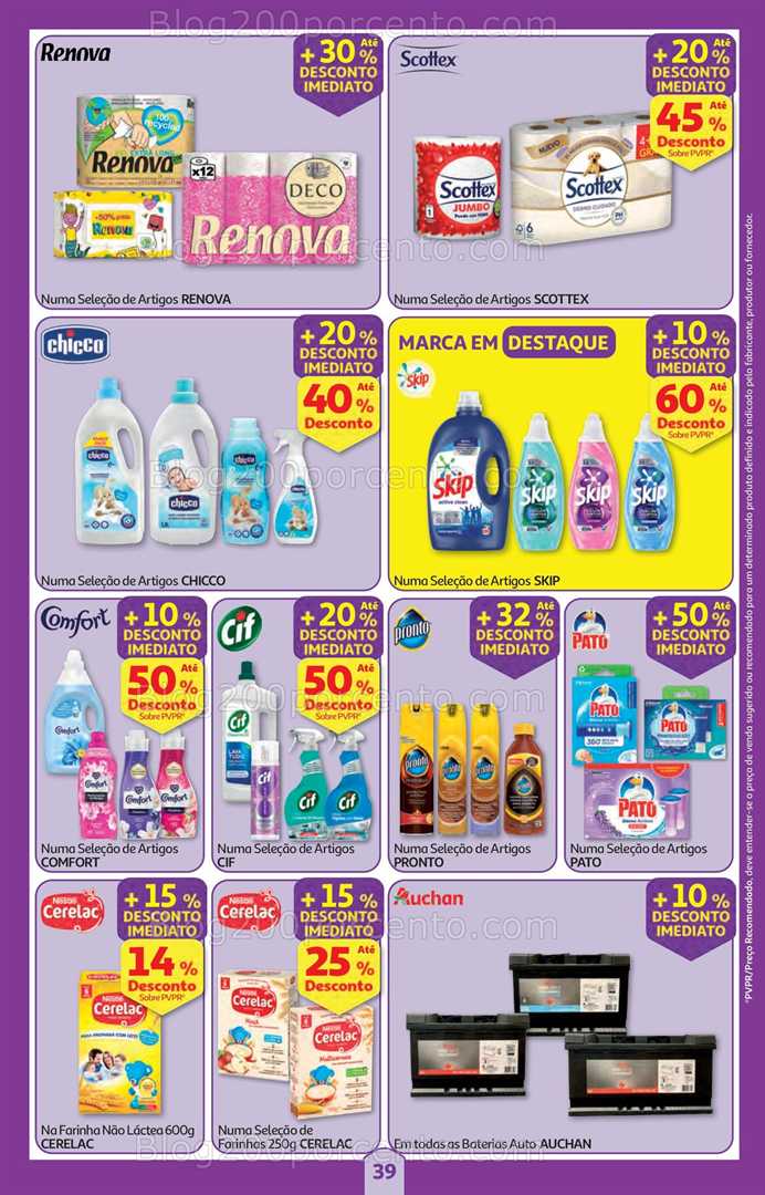 Antevisão Folheto AUCHAN Super Poupança Promoções de 6 a 12 novembro