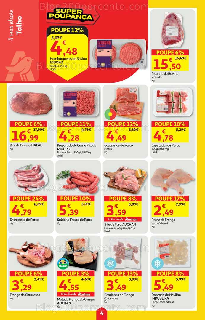 Antevisão Folheto AUCHAN Super Poupança Promoções de 6 a 12 novembro