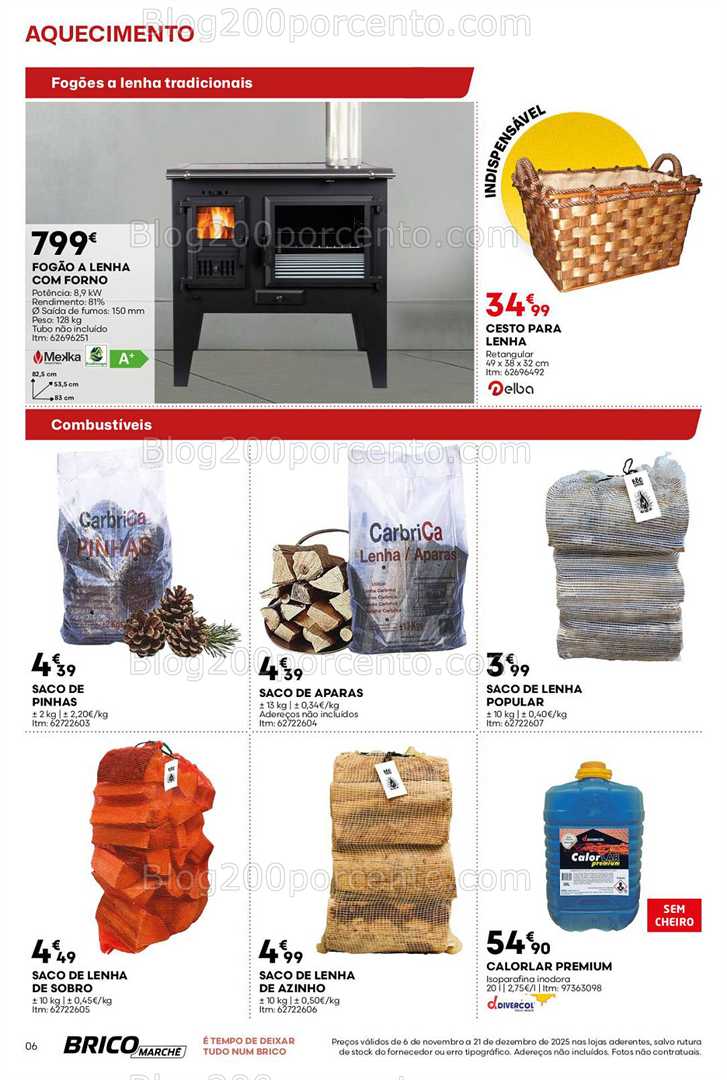 Antevisão Folheto BRICOMARCHÉ Promoções de 6 novembro a 21 dezembro