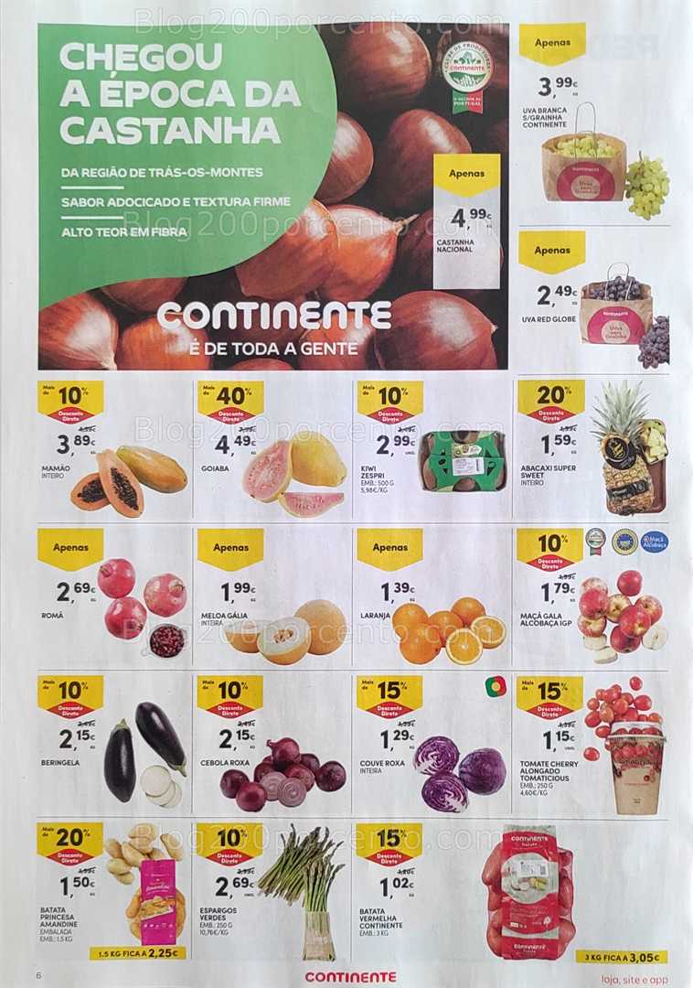 Antevisão Folheto CONTINENTE Promoções de 11 a 17 novembro