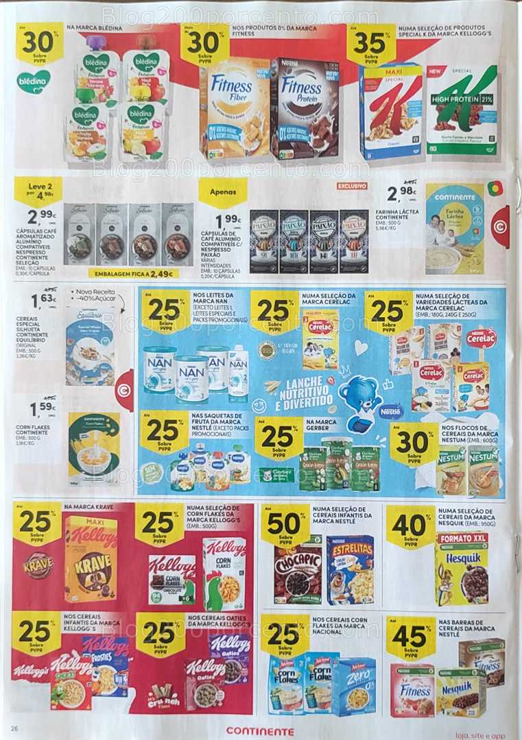 Antevisão Folheto CONTINENTE Promoções de 4 a 10 novembro