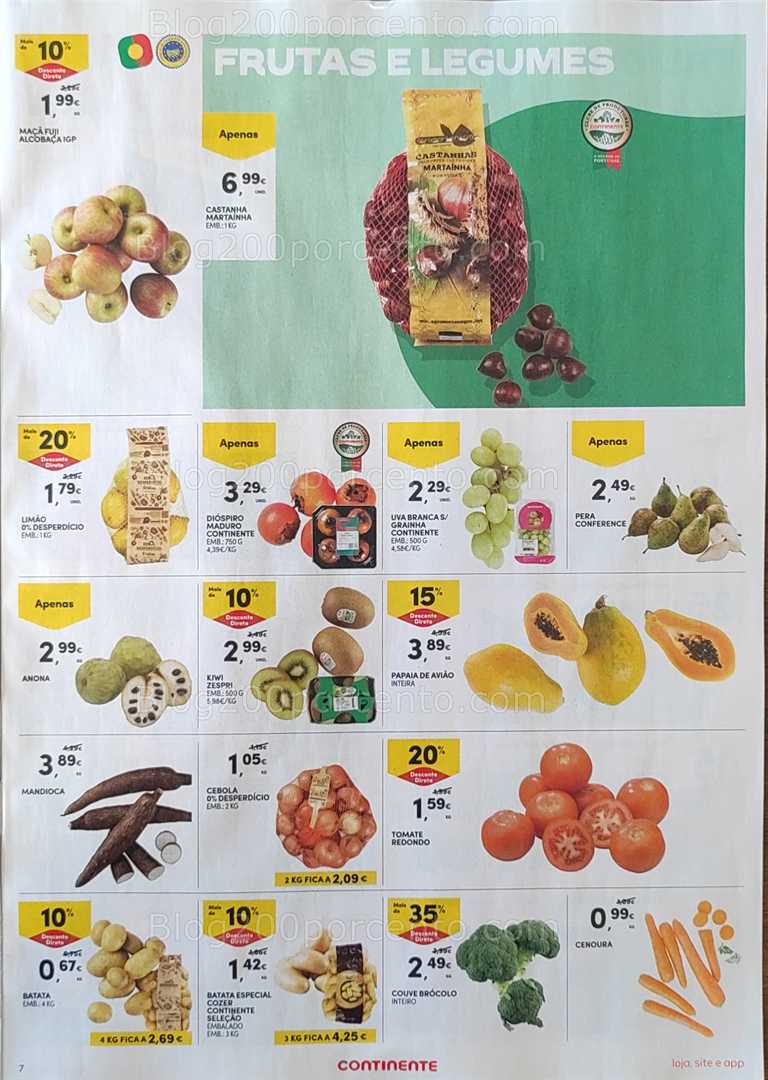 Antevisão Folheto CONTINENTE Promoções de 4 a 10 novembro