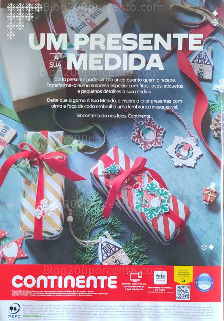 Antevisão Folheto CONTINENTE Natal Promoções de 11 novembro a 24 dezembro