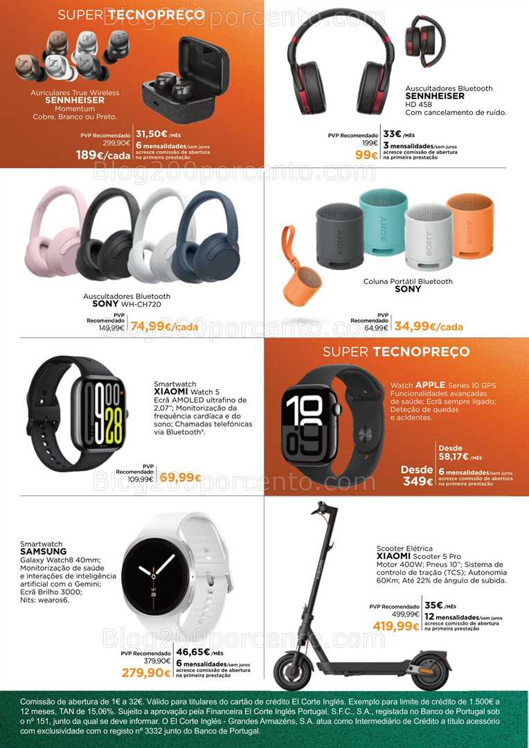 Antevisão Folheto EL CORTE INGLÉS Black Friday Promoções de 7 a 13 novembro