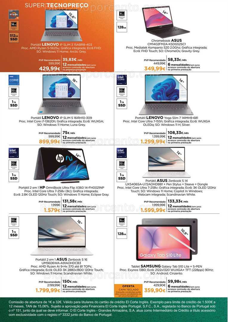 Antevisão Folheto EL CORTE INGLÉS Black Friday Promoções de 7 a 13 novembro