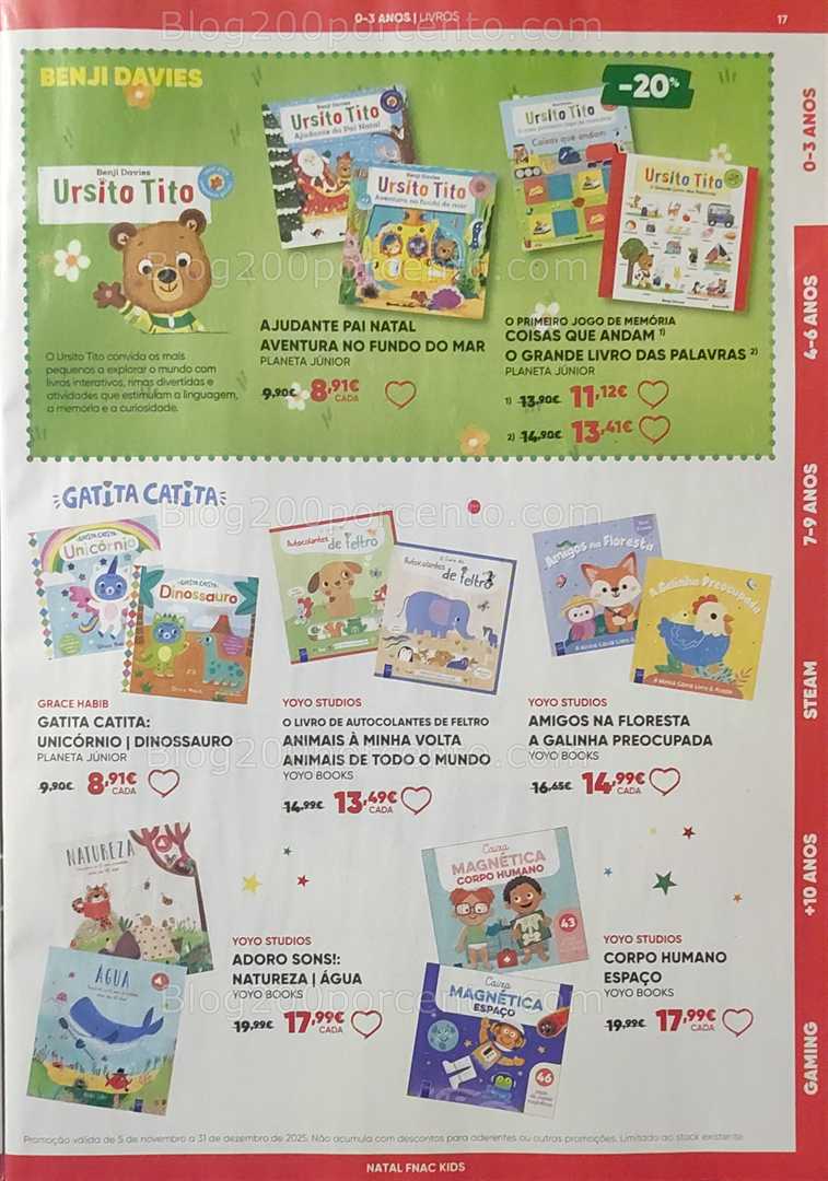 Antevisão Folheto FNAC Natal Promoções até 31 dezembro