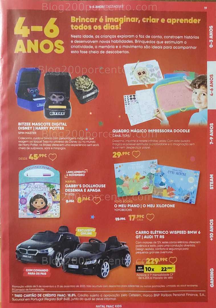 Antevisão Folheto FNAC Natal Promoções até 31 dezembro