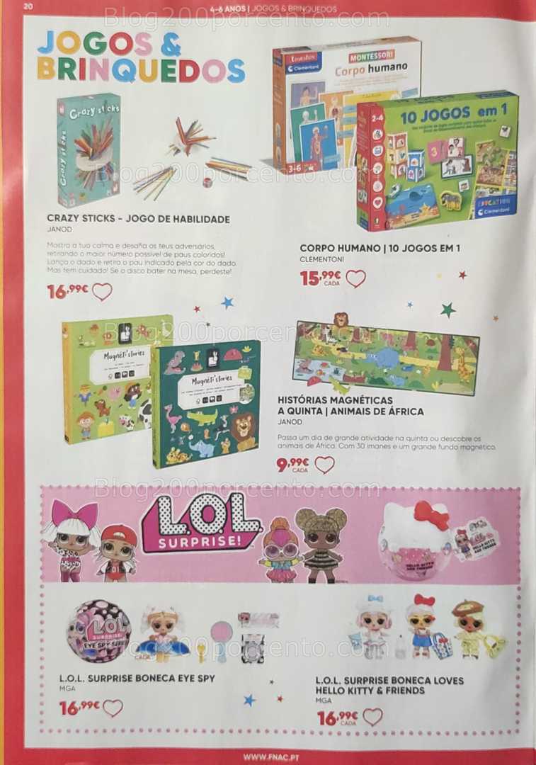 Antevisão Folheto FNAC Natal Promoções até 31 dezembro