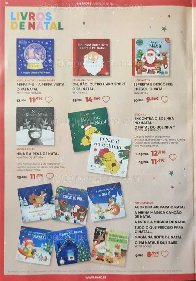 Antevisão Folheto FNAC Natal Promoções até 31 dezembro